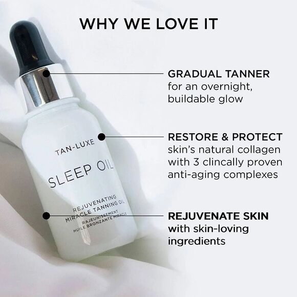 Tan Luxe Rejuvinating Overnight Tanning Oil - Picture 3 of 12